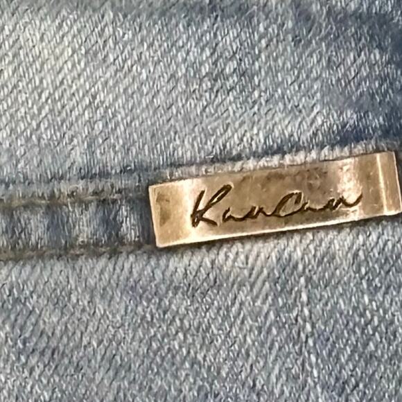 Kancan Women's High Rise Distressed Mom Jeans Size 1 - Picture 9 of 12